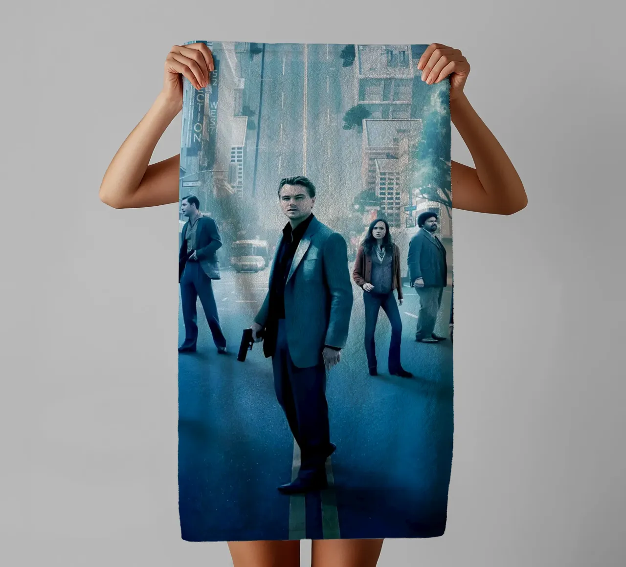 "A team of sharply dressed asciugamano da bagno da Low poly art
