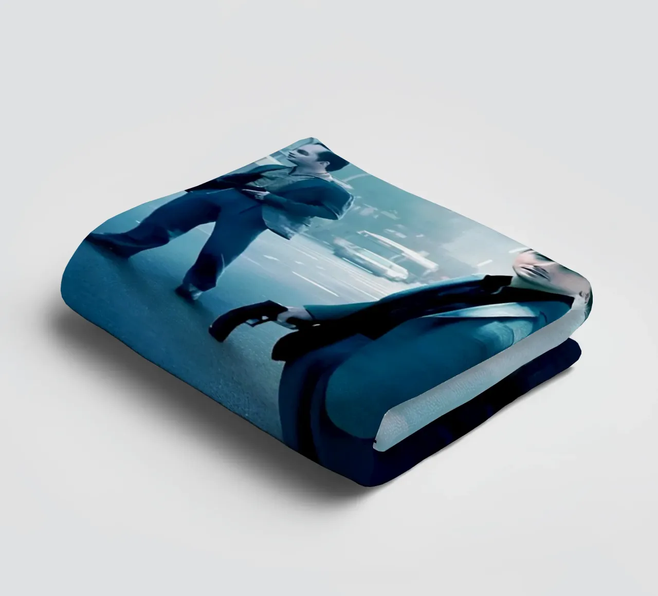 "A team of sharply dressed asciugamano da bagno da Low poly art