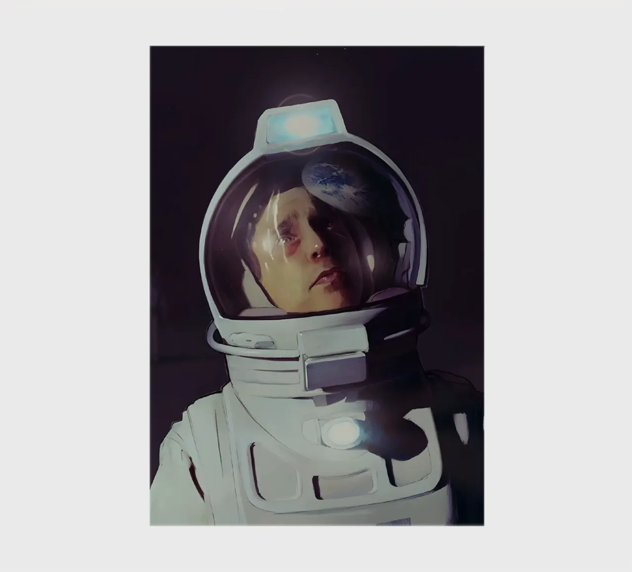 astronaut to the moon diario da Low poly art