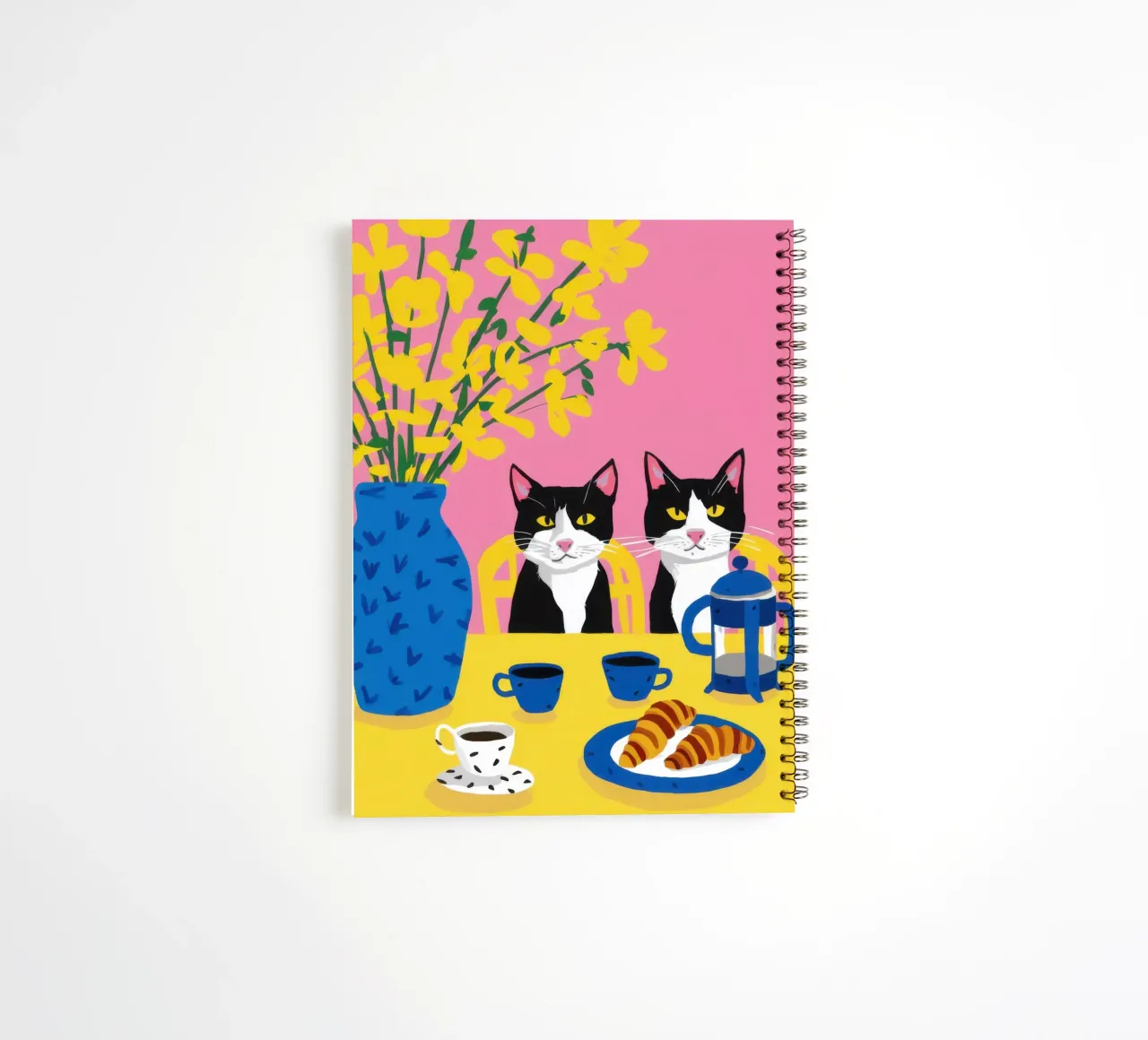 Frühstück mit Katzen Ringbuch von Flock Reverie