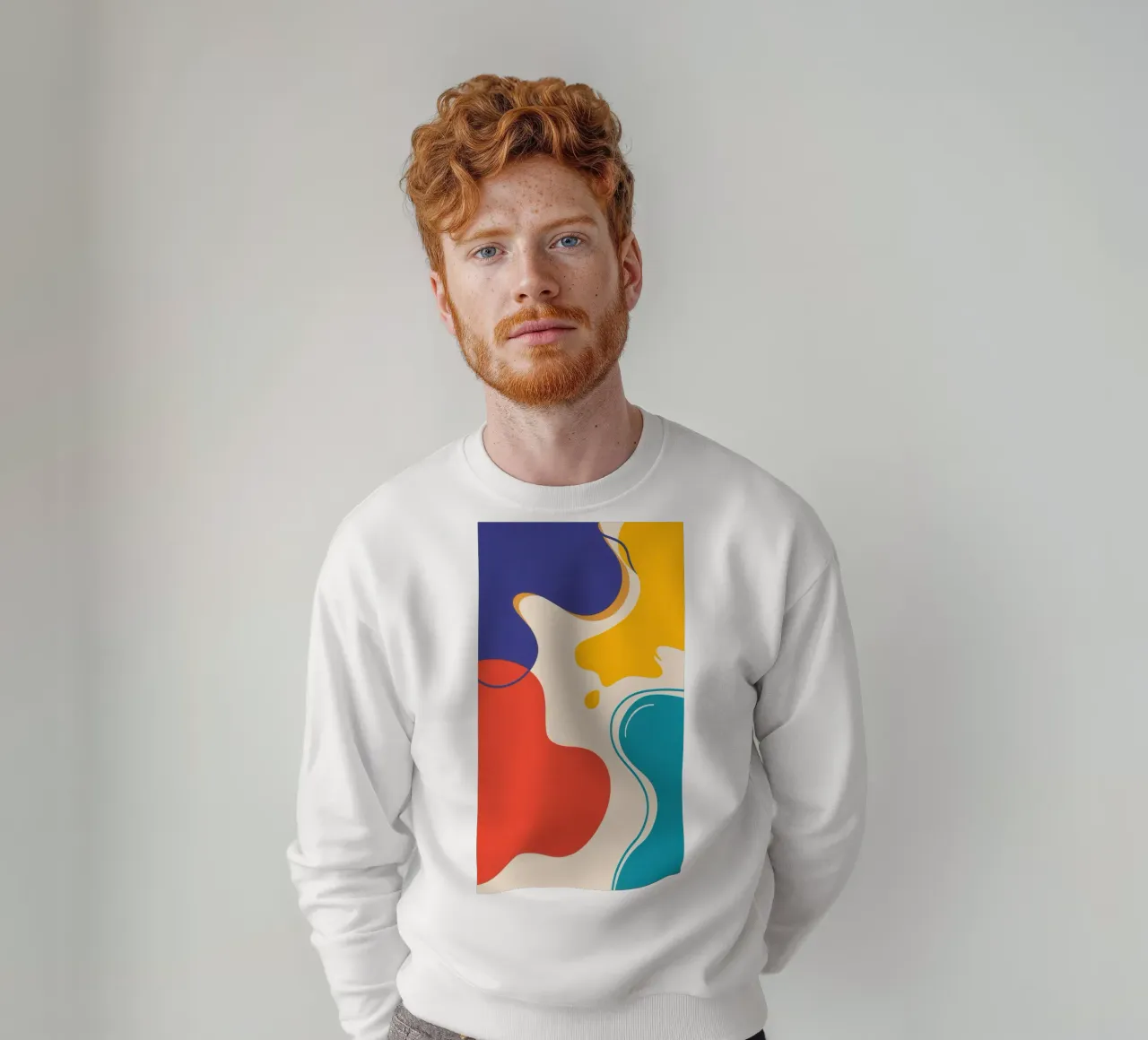 Flusso di colore astratto felpa da Veil Maya