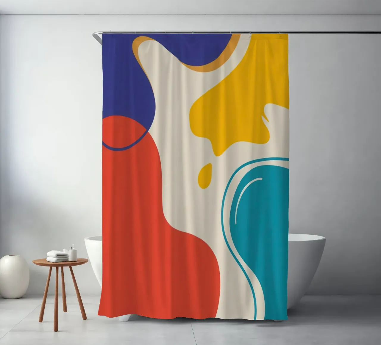 Flusso di colore astratto tenda da doccia da Veil Maya