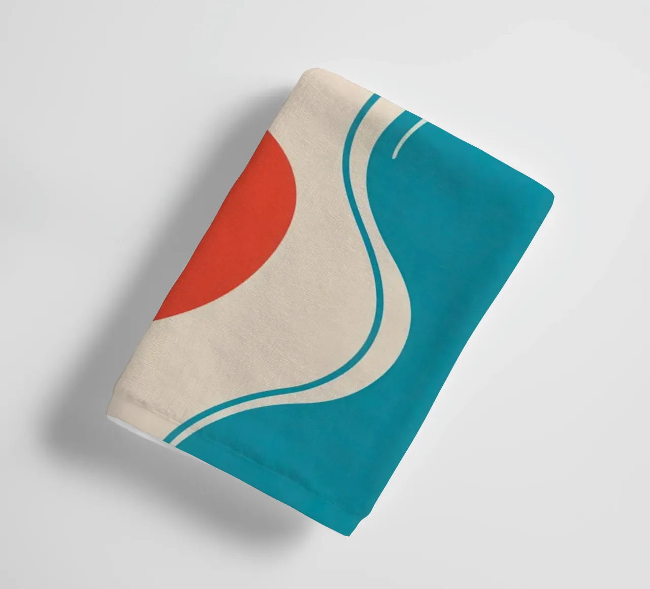 Abstract Color Flow towel by Veil Maya