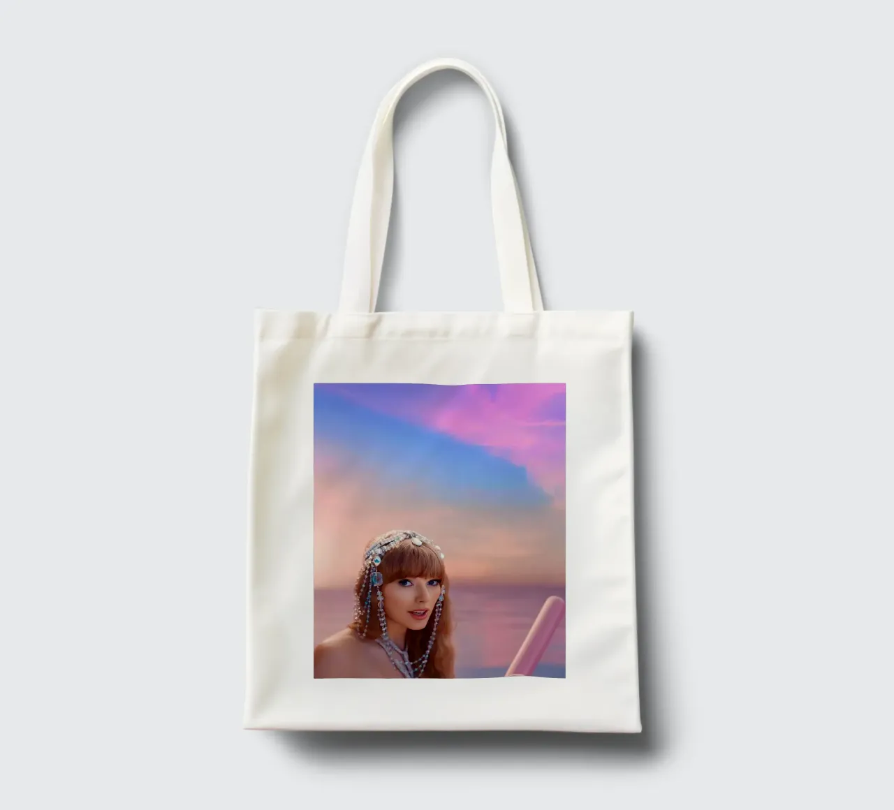 Taylor Swift Pink borsa in juta da Musadad Shop