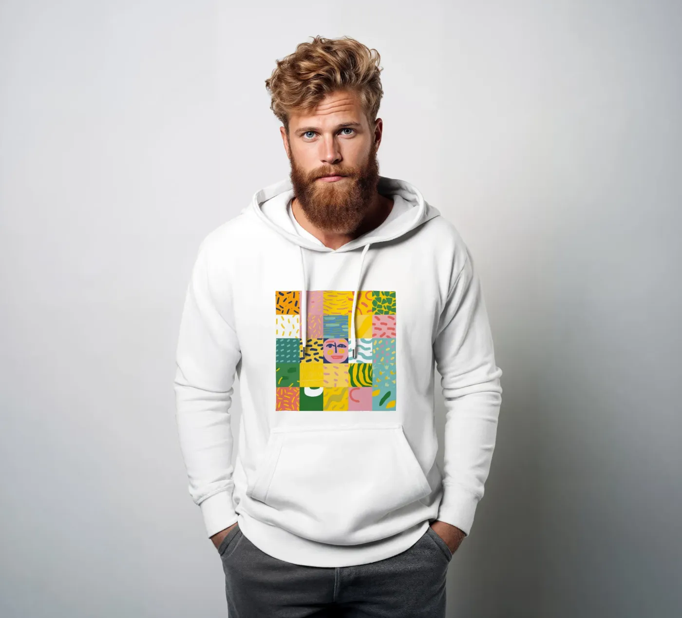 Patchwork Prismatic Soul felpa con cappuccio da Prism Ritual