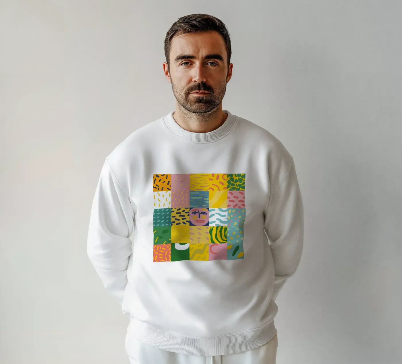 Patchwork Prismatic Soul sweatshirt van Prism Ritual