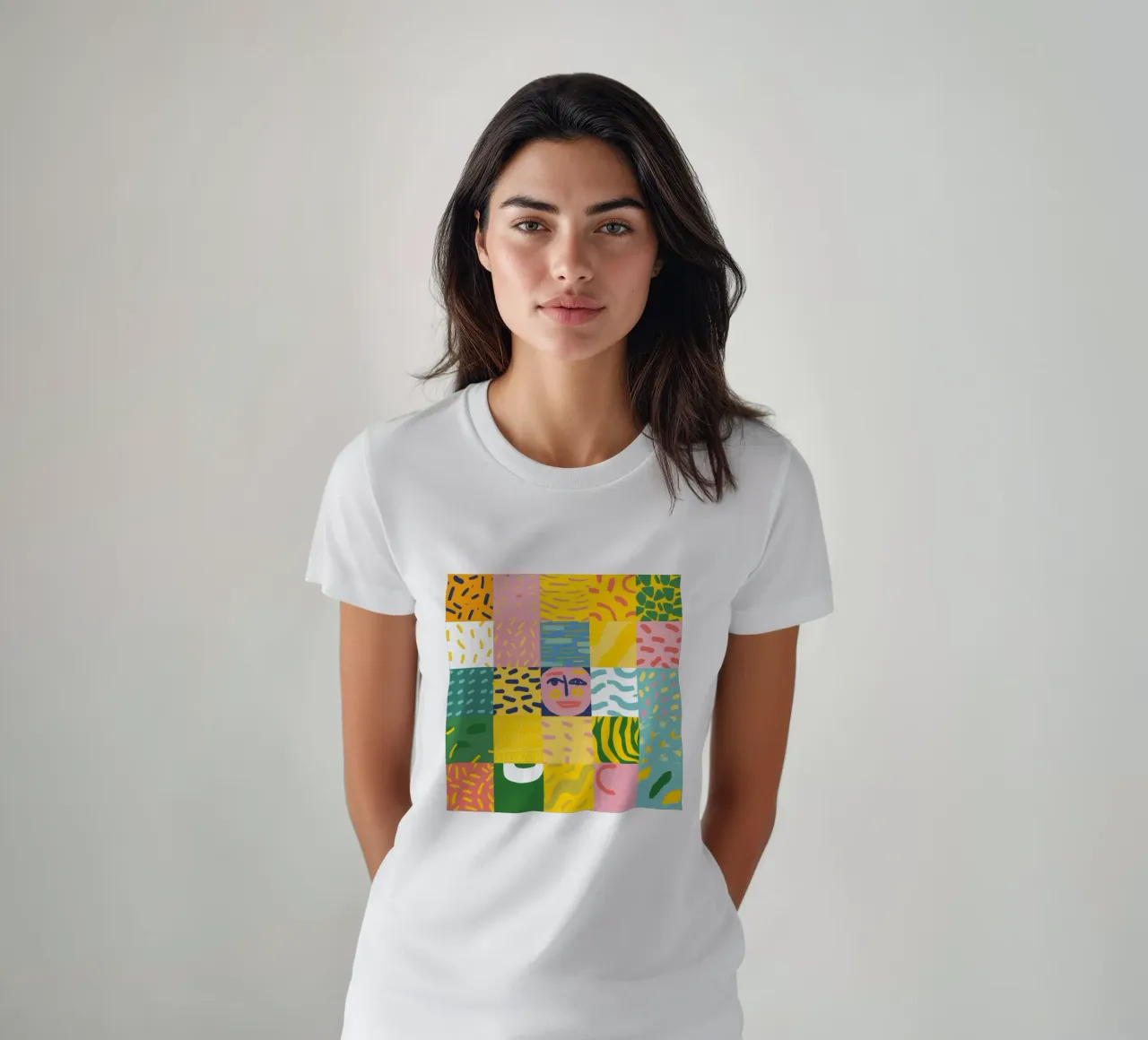 Anima prismatica patchwork t-shirt da Prism Ritual