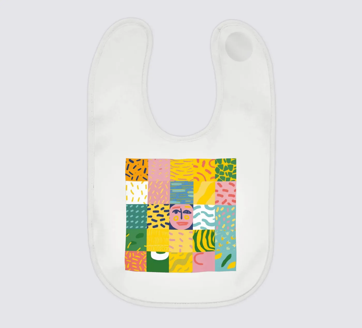 Patchwork Prismatische Ziel baby slabbetje van Prism Ritual