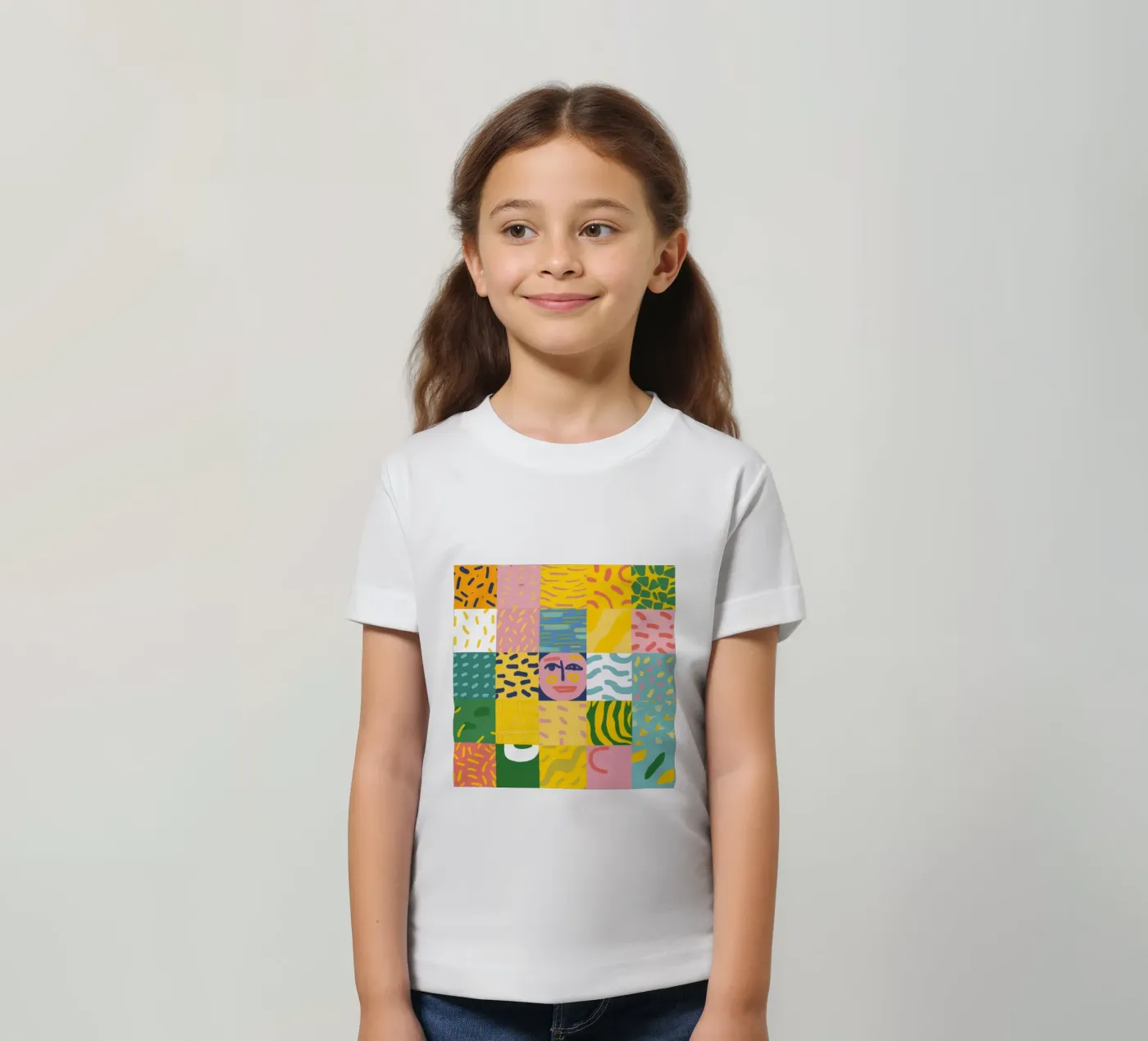 Anima prismatica patchwork t-shirt bambini da Prism Ritual