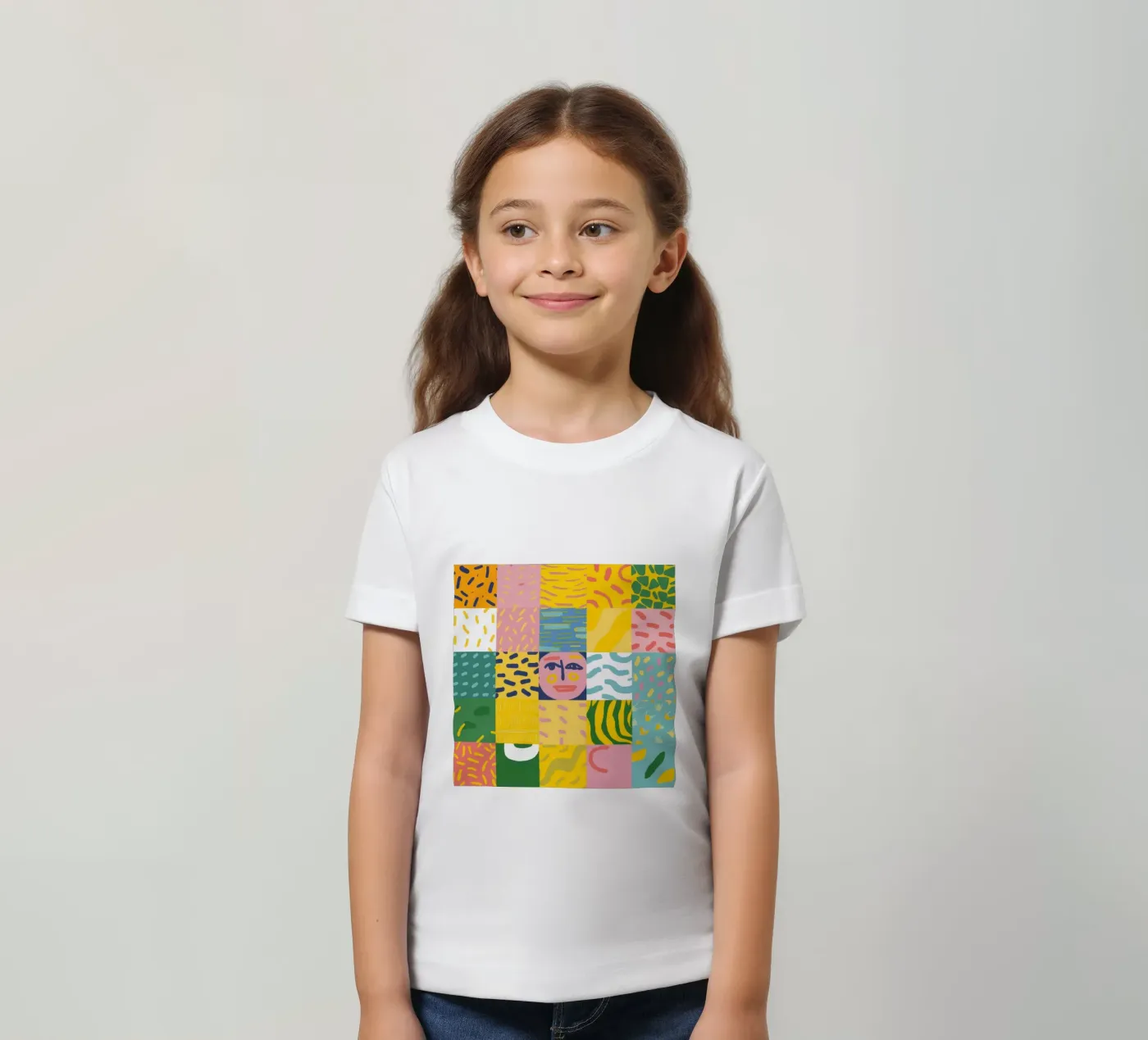 Anima prismatica patchwork t-shirt bambini da Prism Ritual