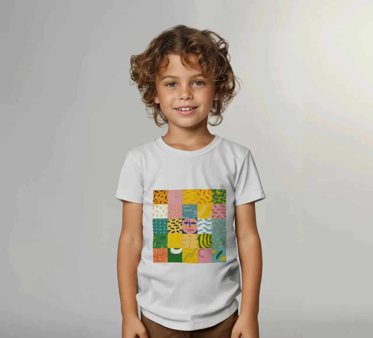 Anima prismatica patchwork t-shirt bambini da Prism Ritual