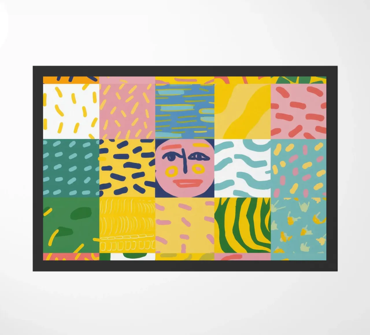 Patchwork Prismatische Seele Fußmatte von Prism Ritual