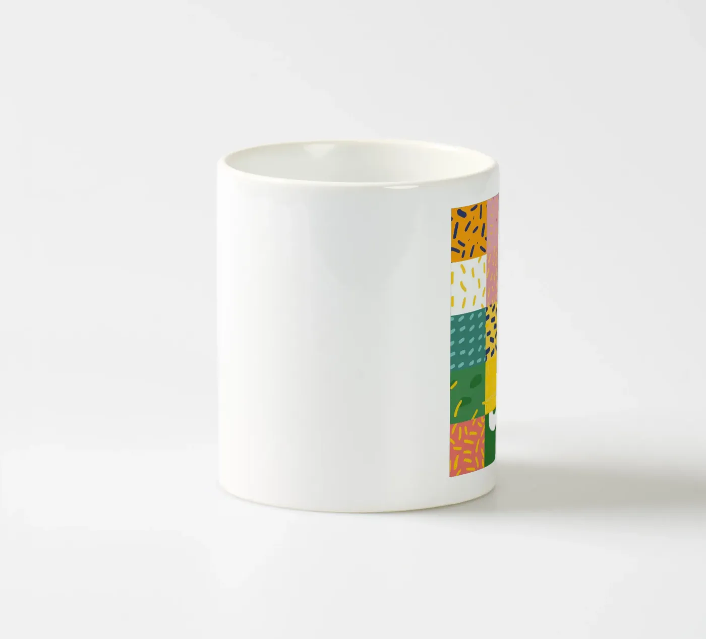 Patchwork Prismatic Soul ceramic mug by Prism Ritual