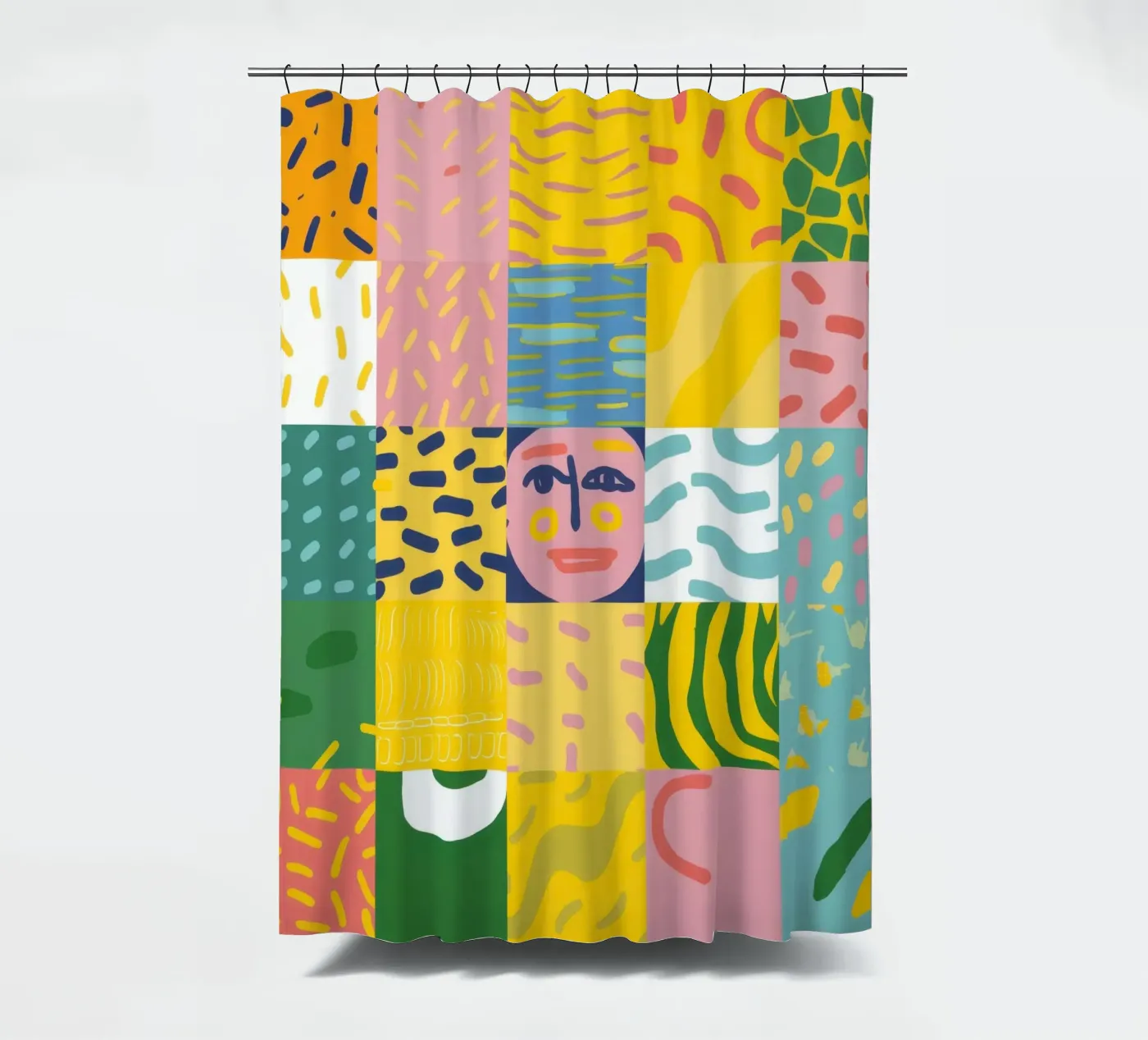 Anima prismatica patchwork tenda da doccia da Prism Ritual