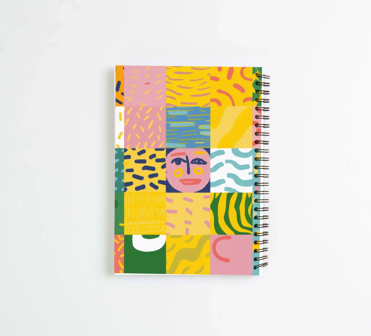 Patchwork Prismatic Soul spiral notebook by Prism Ritual