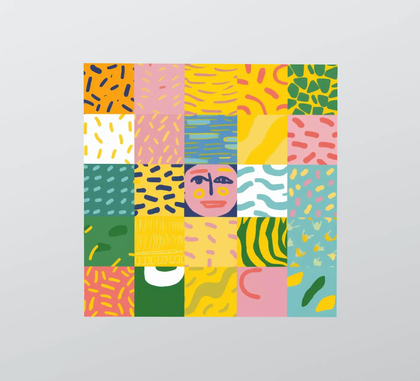 Patchwork Prismatische Ziel sticker van Prism Ritual