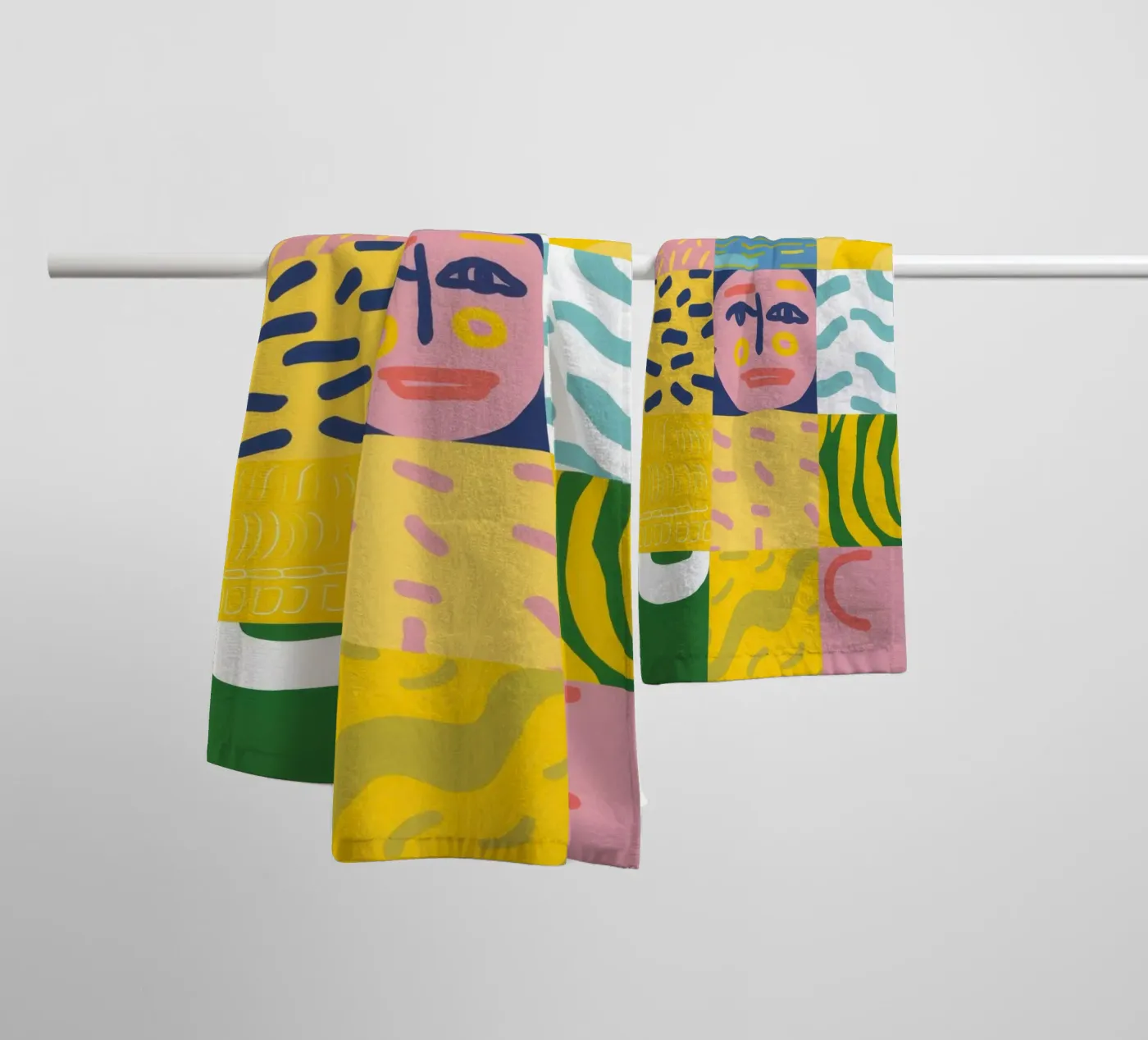 Patchwork Prismatic Soul towel by Prism Ritual