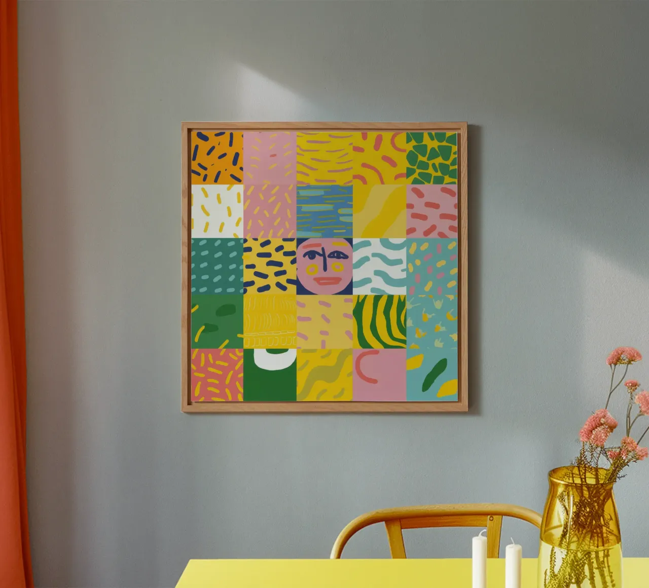 Anima prismatica patchwork pannello forex da Prism Ritual