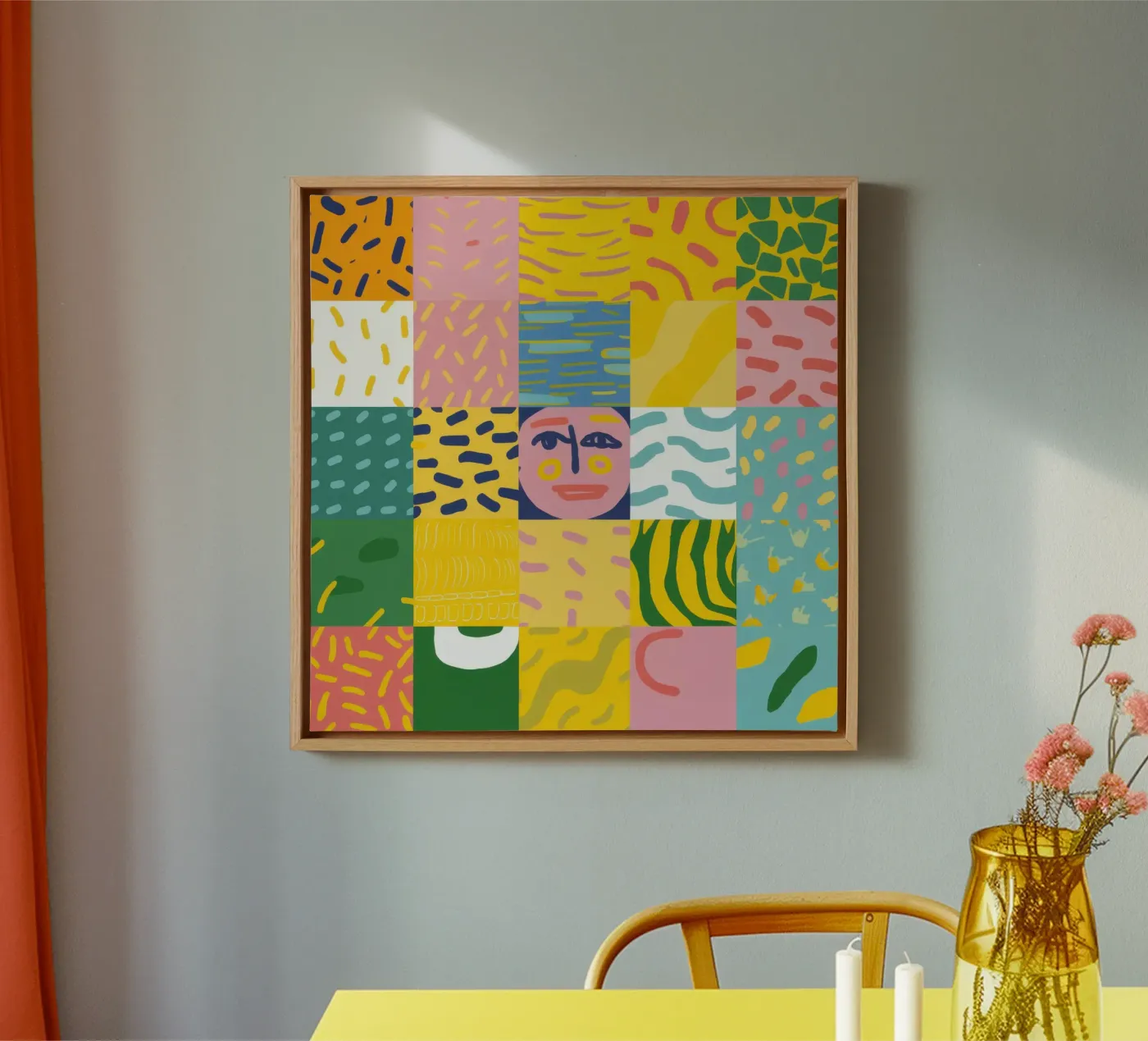 Anima prismatica patchwork tela da Prism Ritual