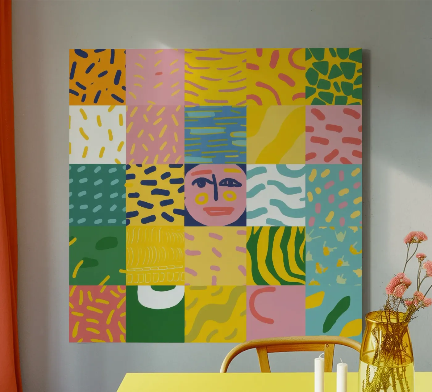 Anima prismatica patchwork tela da Prism Ritual