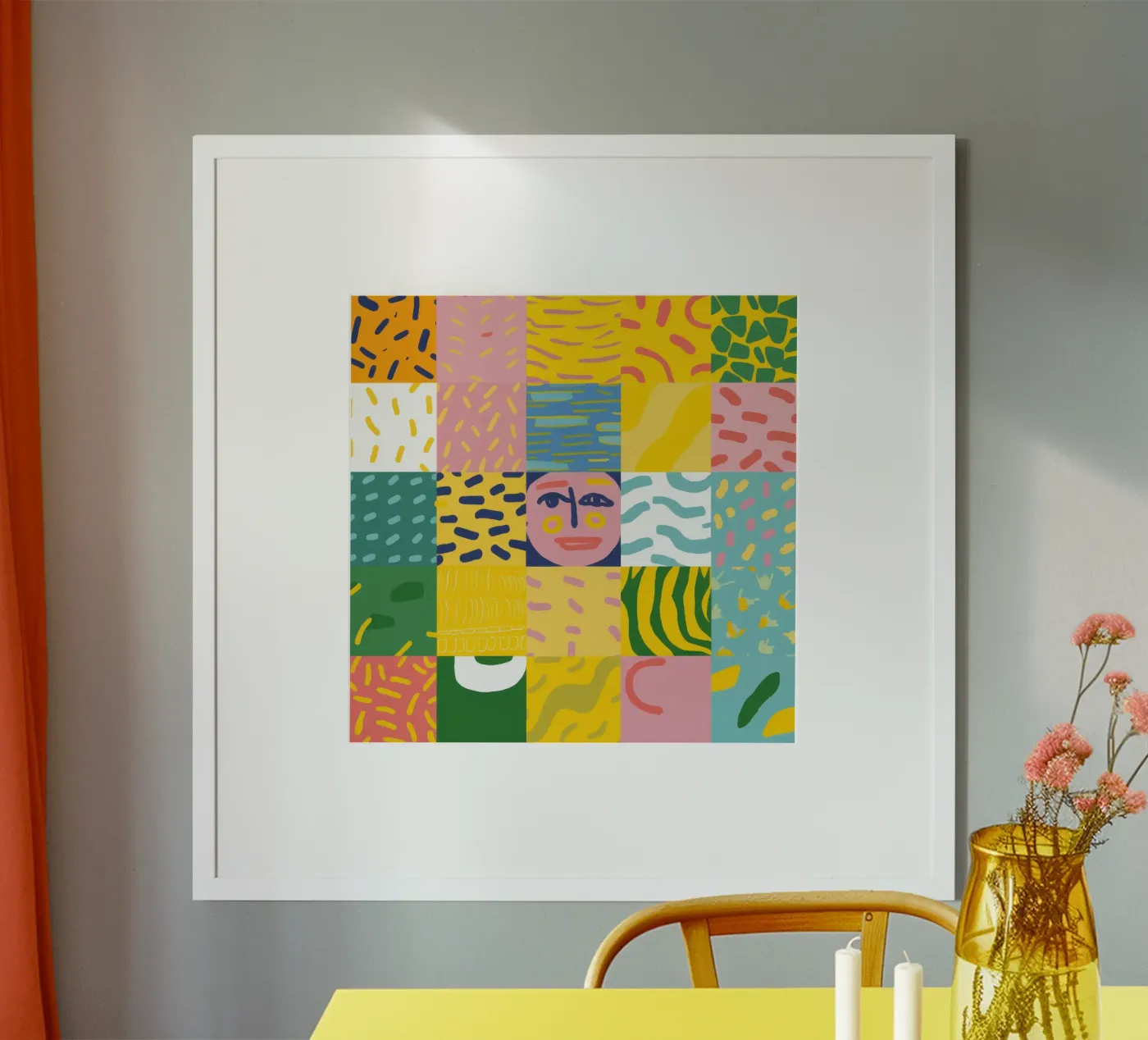 Anima prismatica patchwork poster da Prism Ritual