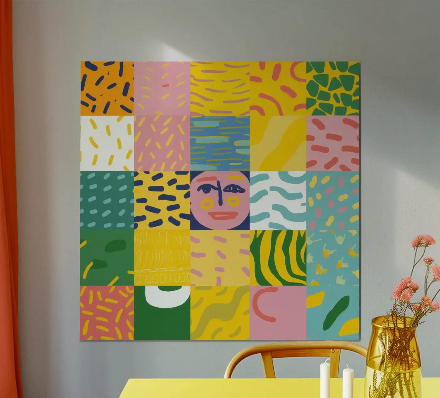 Anima prismatica patchwork poster da Prism Ritual