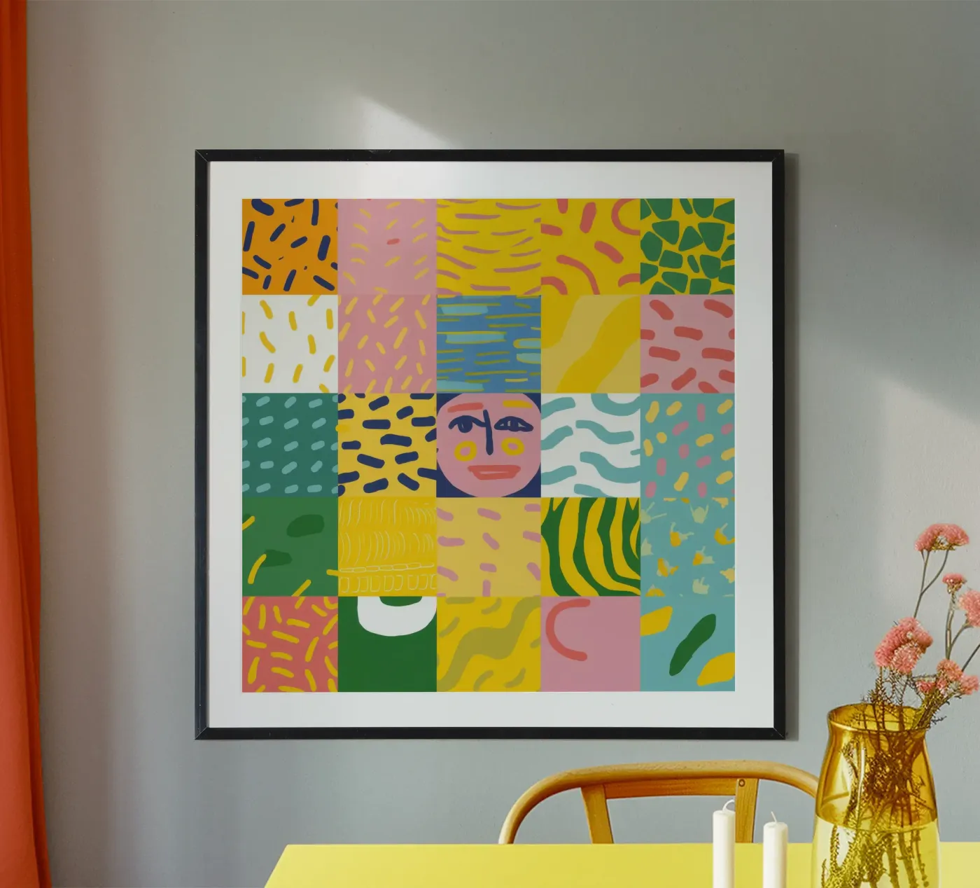 Anima prismatica patchwork poster da Prism Ritual