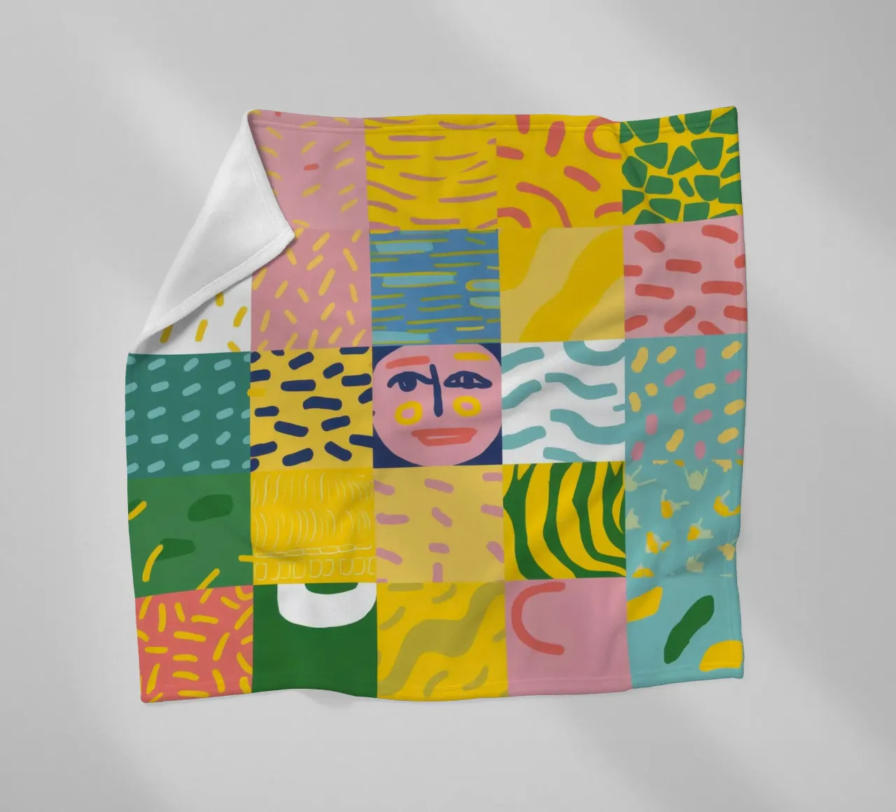 Anima prismatica patchwork coperta in pile da Prism Ritual