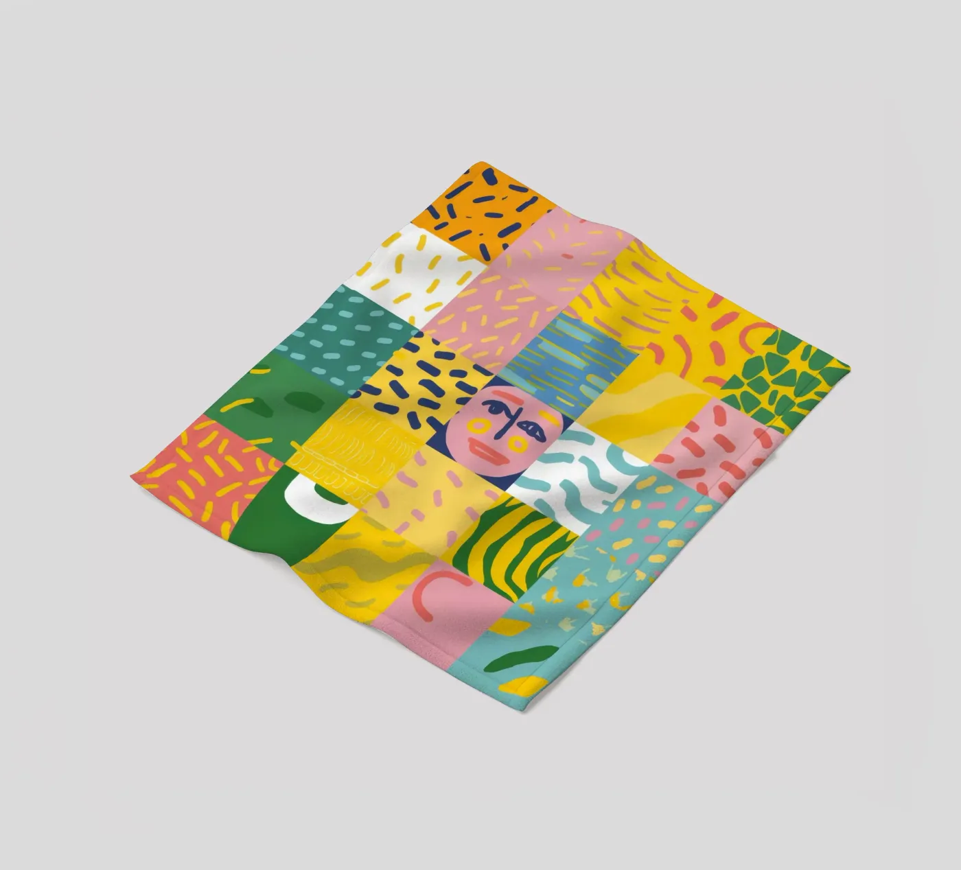 Anima prismatica patchwork coperta in pile da Prism Ritual