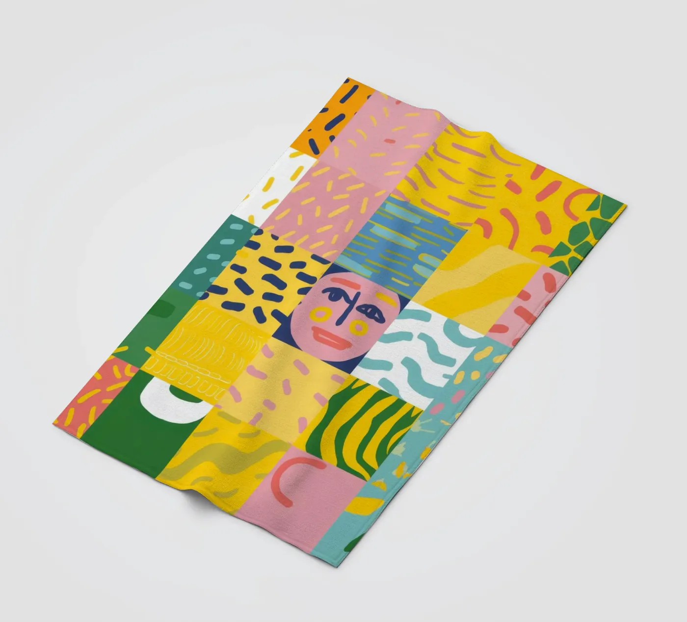 Anima prismatica patchwork coperta in pile da Prism Ritual