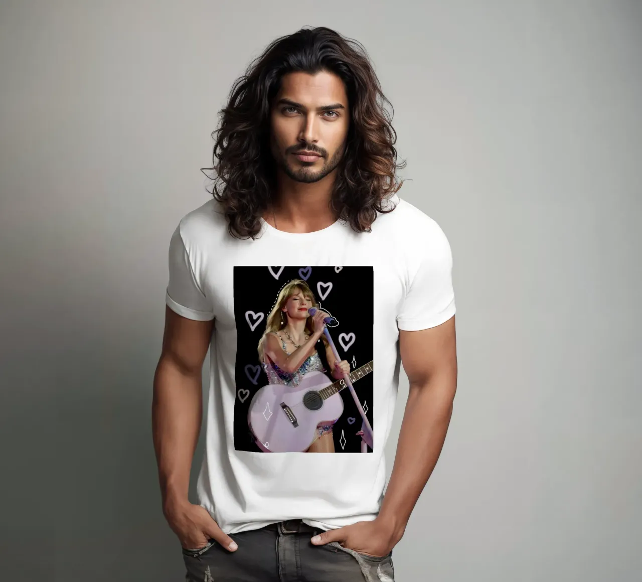 Taylor Swift guitar t-shirt da Musdadad Shop