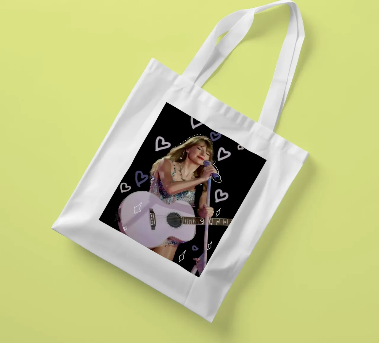 Taylor Swift guitar borsa in juta da Musdadad Shop