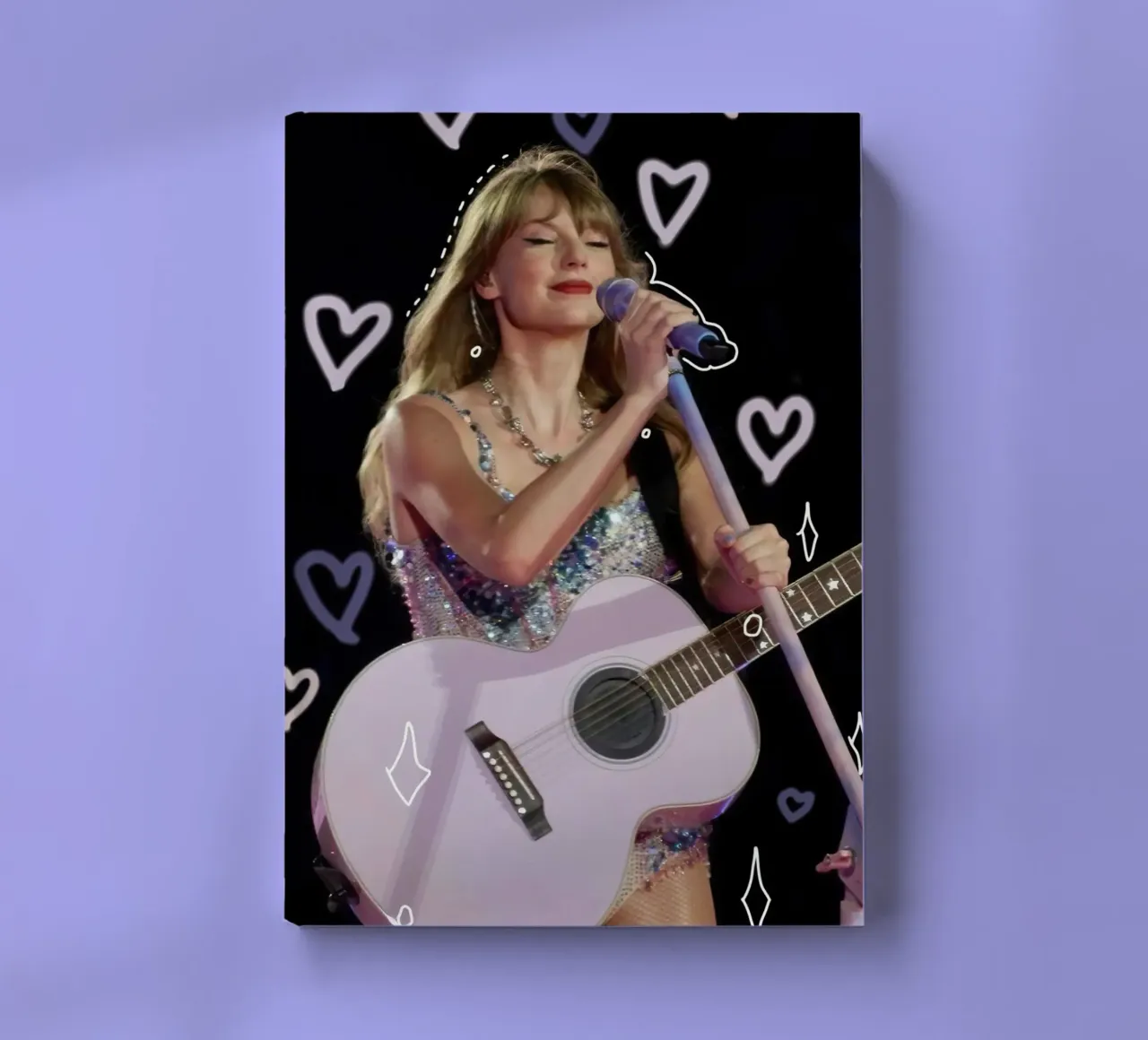 Taylor Swift guitar notebook by Musadad Shop