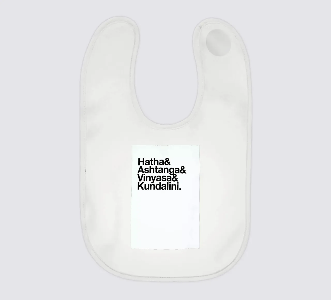 Yoga baby bib by Studio One