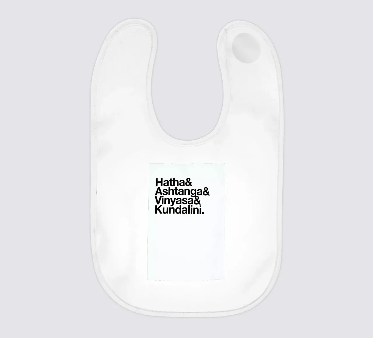Yoga baby bib by Studio One