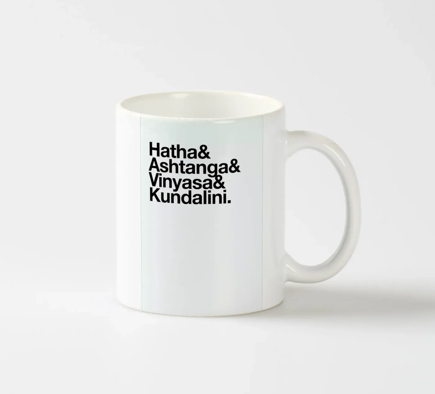 Yoga ceramic mug by Studio One