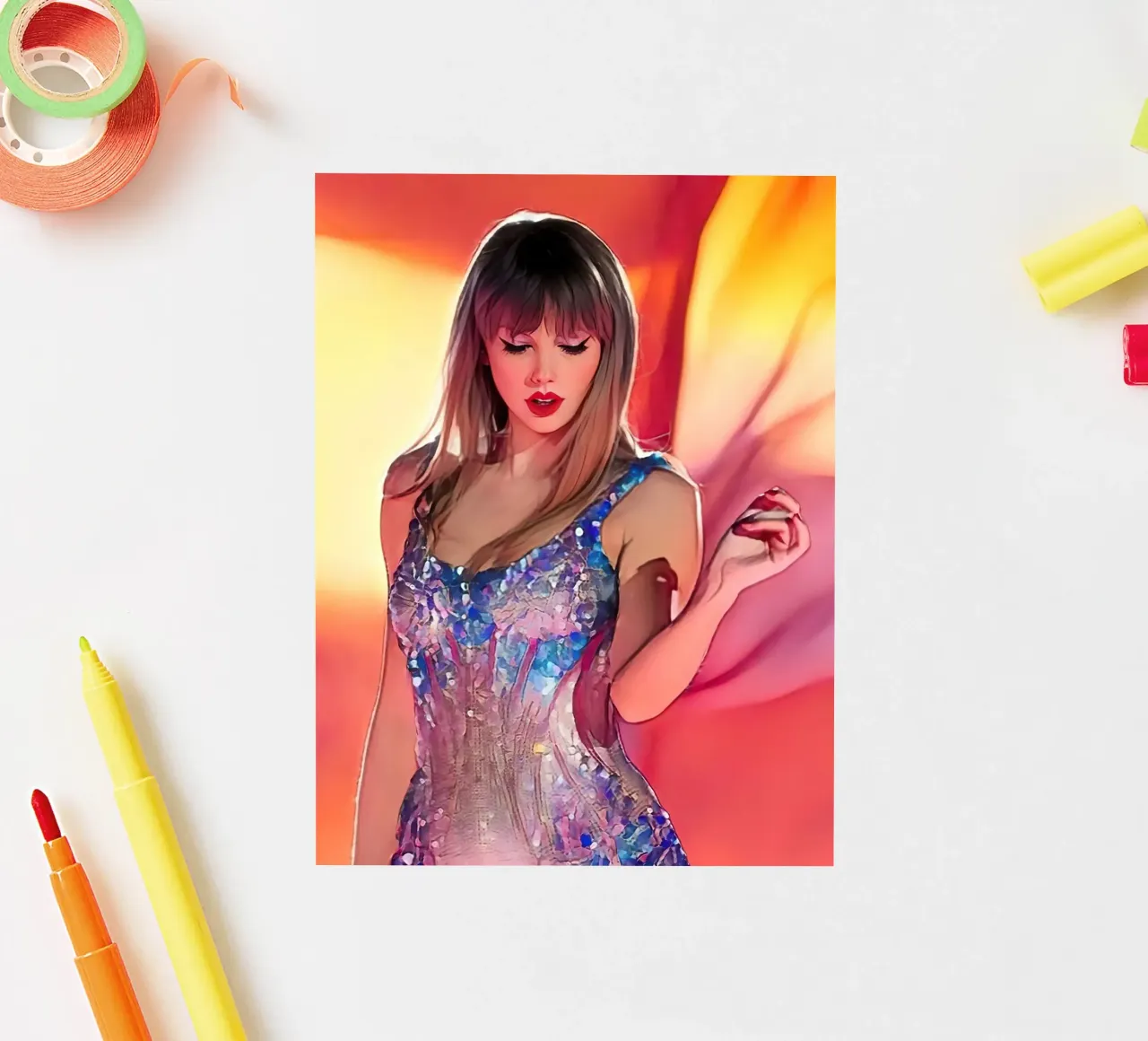 Taylor Swift Wallpaper sticker by Musadad Shop