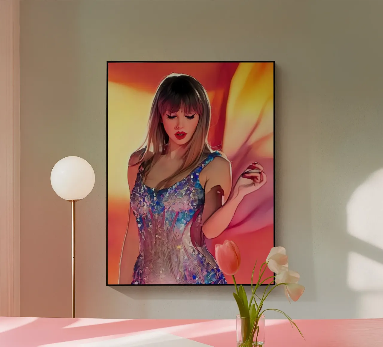 Taylor Swift Wallpaper plexiglass da Musadad Shop