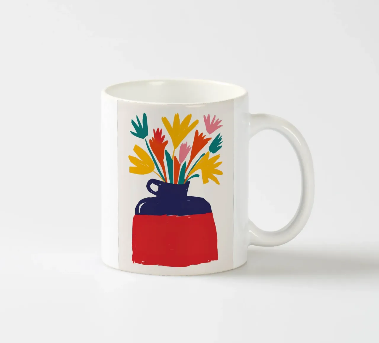 Bouquet vibrante Maraoui tazza in ceramica da Veil Maya