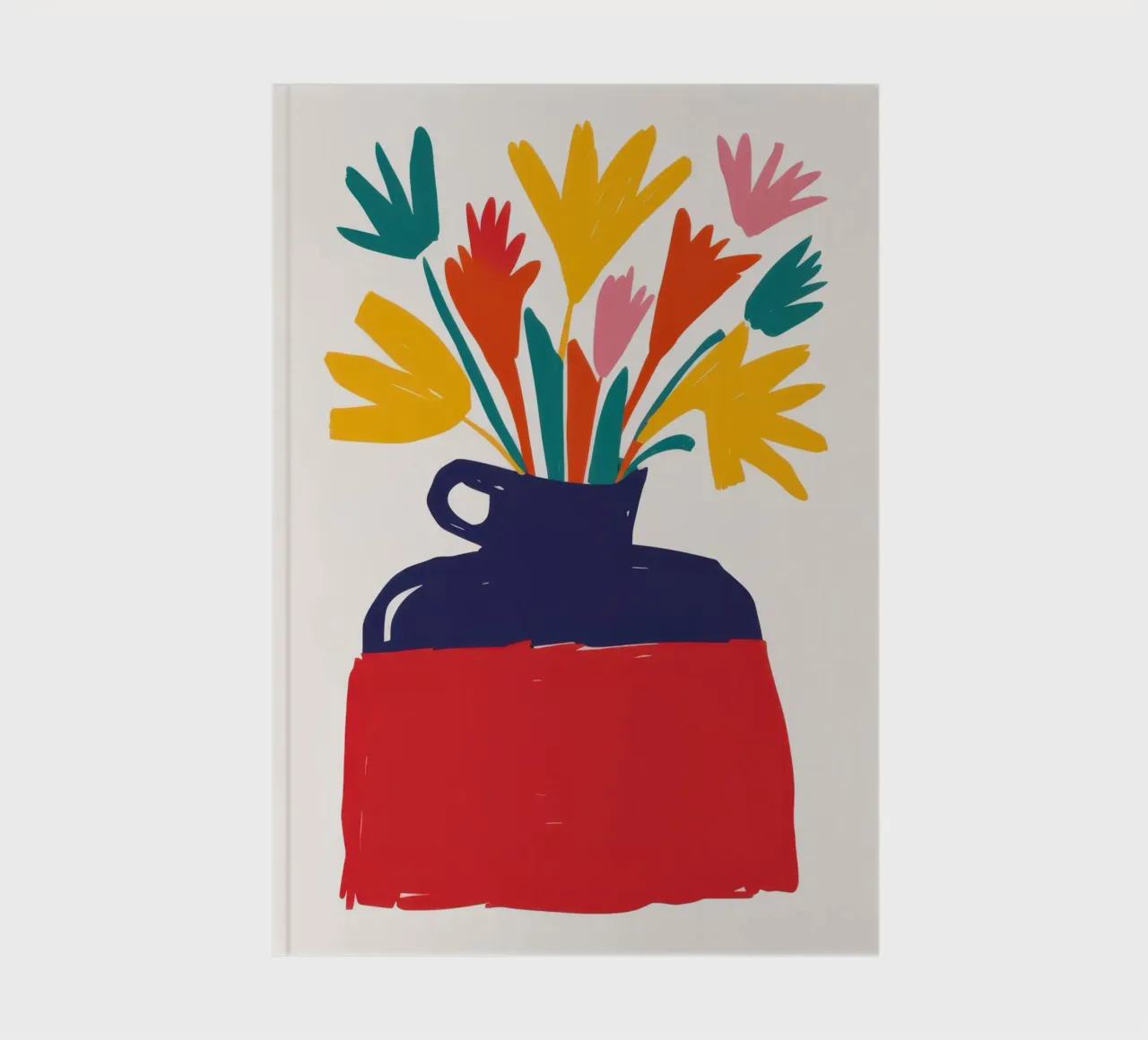 Vibrant Maraoui Bouquet notebook by Veil Maya