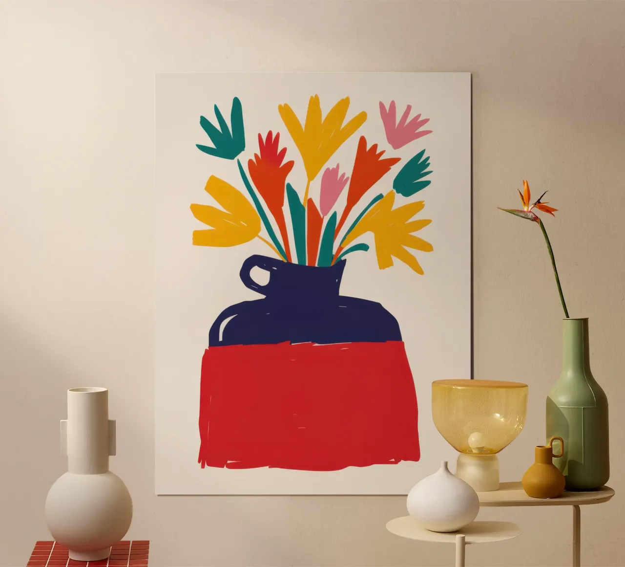Bouquet vibrante Maraoui carta hahnemühle da Veil Maya