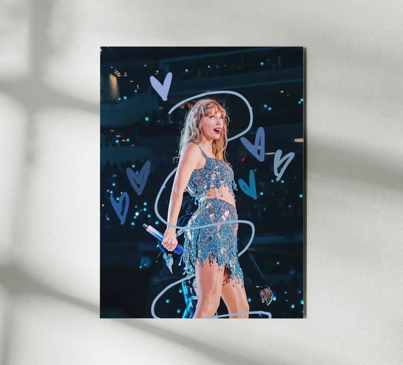 Taylor Swift alluminio dibond da Musdadad Shop