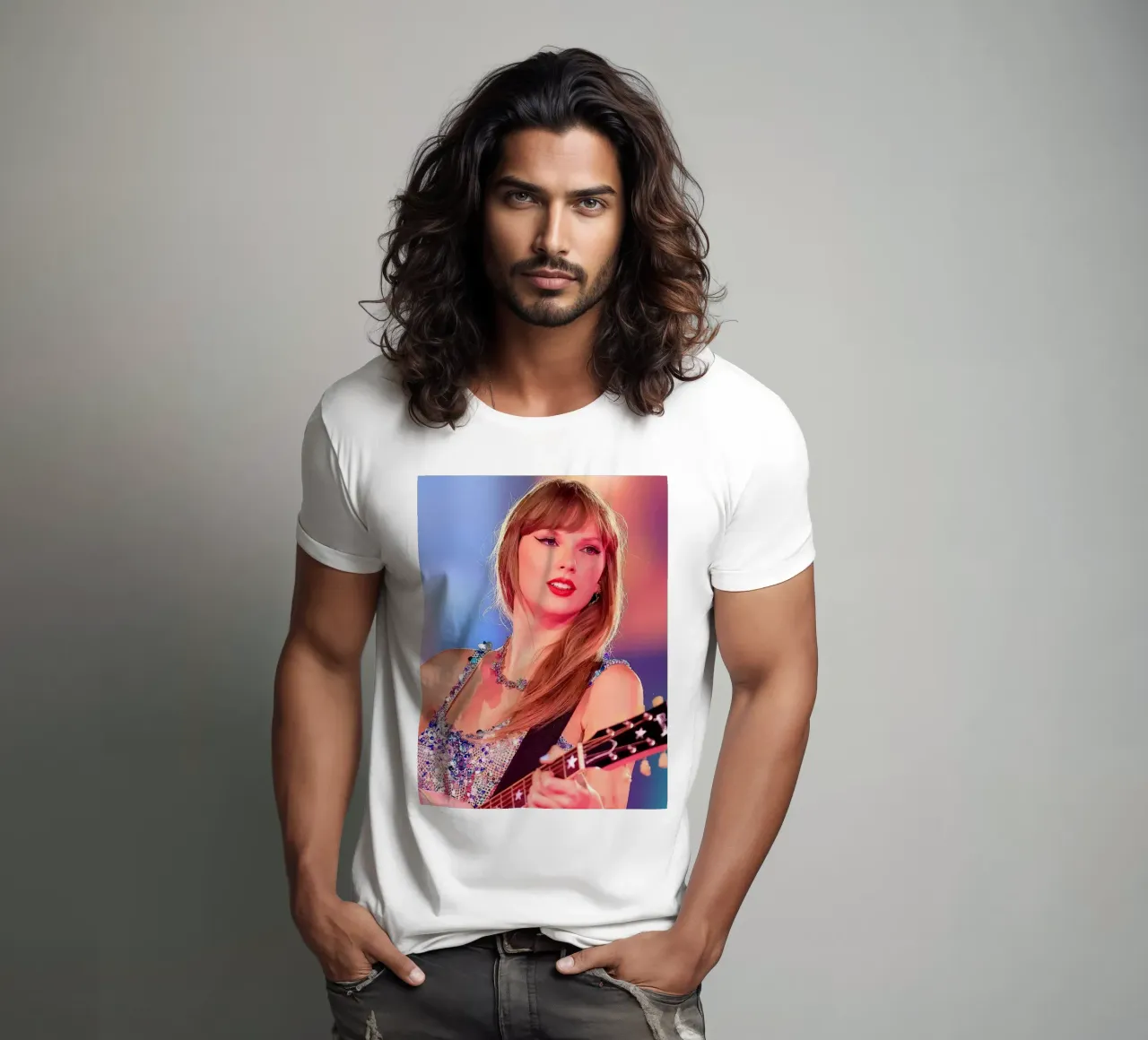 Taylor Swift Guitar t-shirt da Musdadad Shop