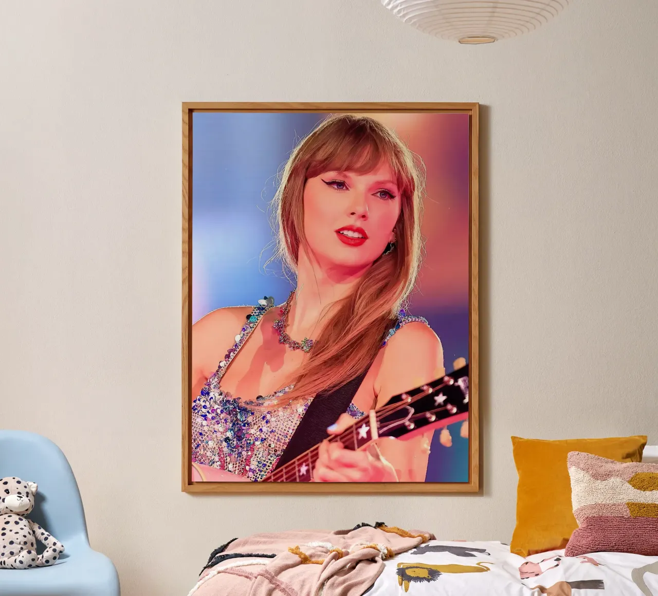 Taylor Swift Guitar alluminio dibond da Musdadad Shop