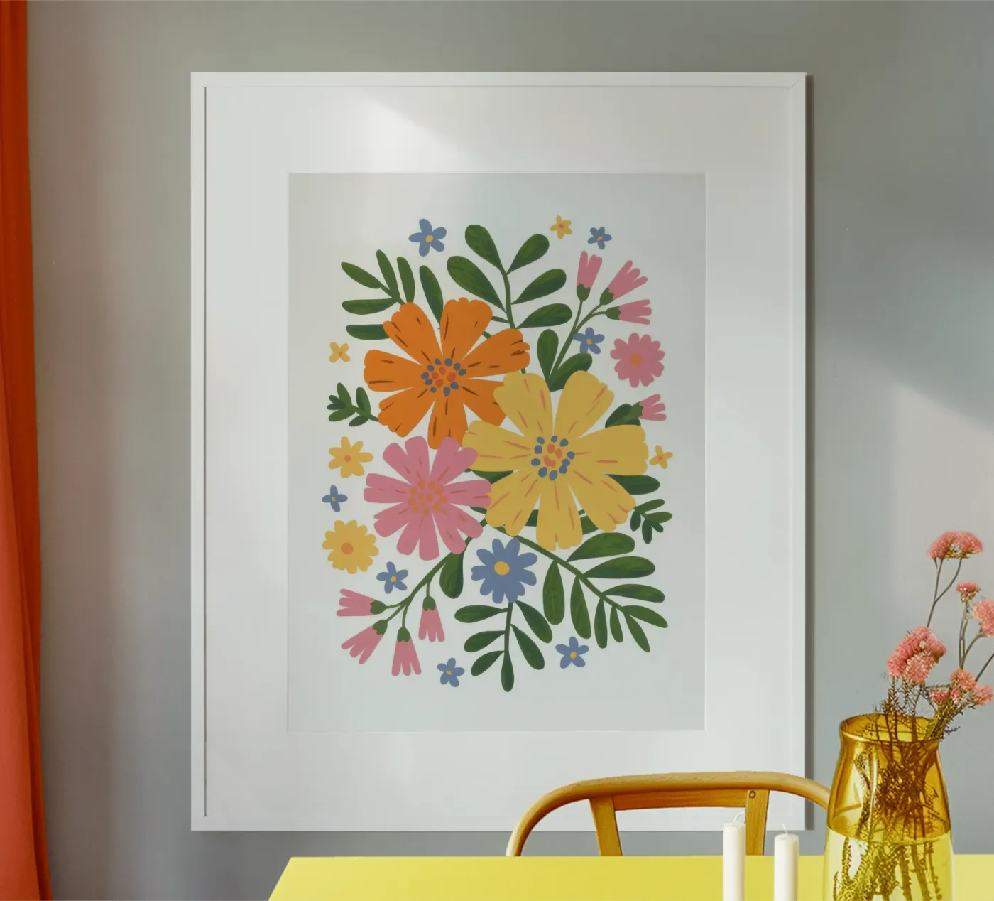 Simplicity Joyful Posy poster da Prism Ritual