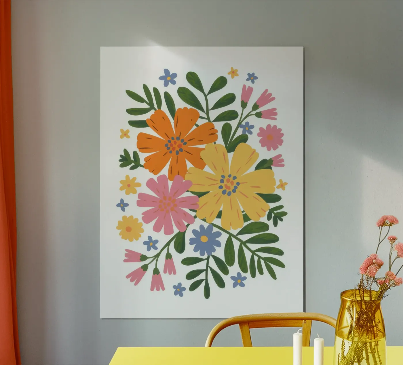 Simplicity Joyful Posy poster da Prism Ritual