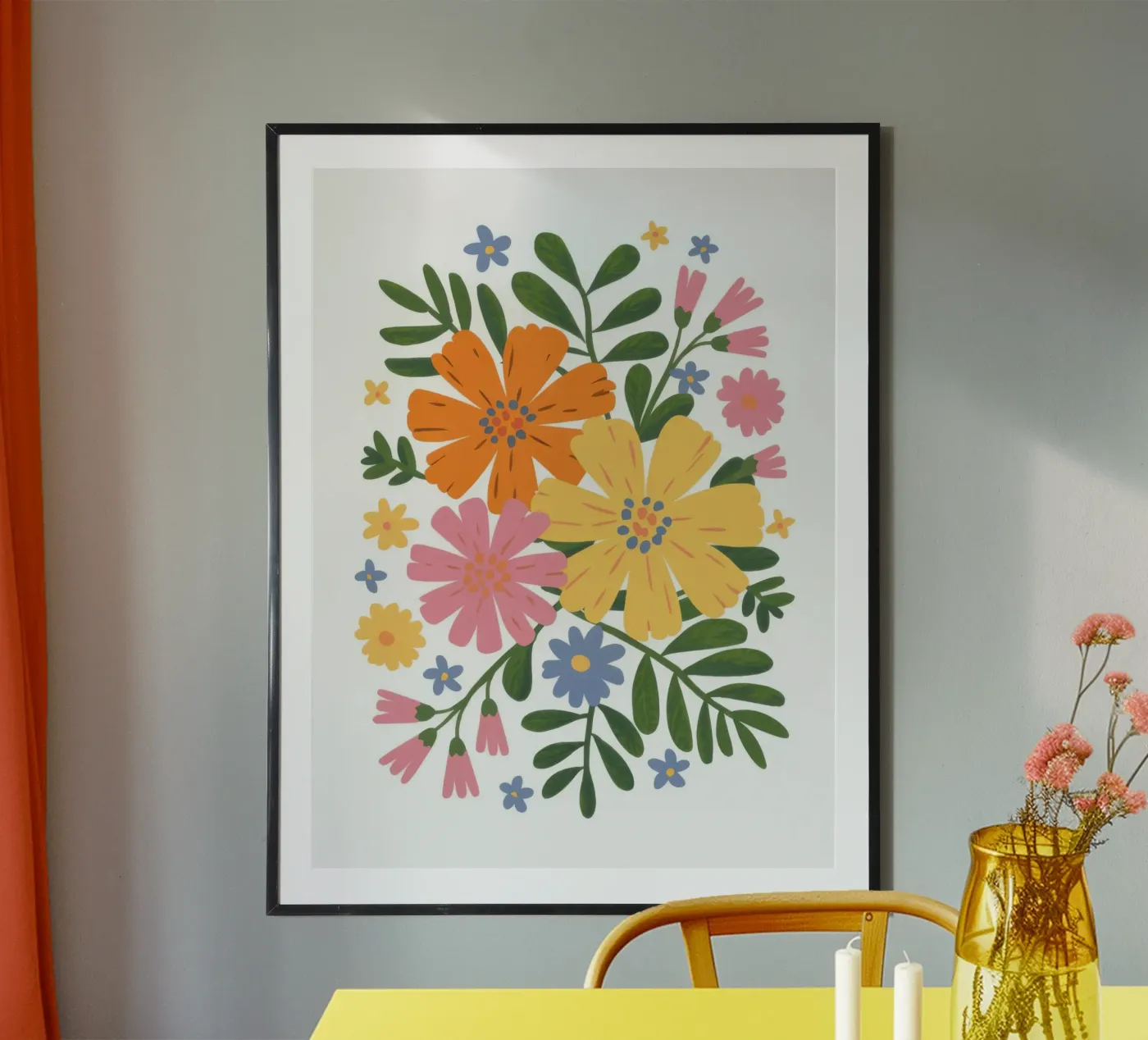 Simplicity Joyful Posy poster da Prism Ritual