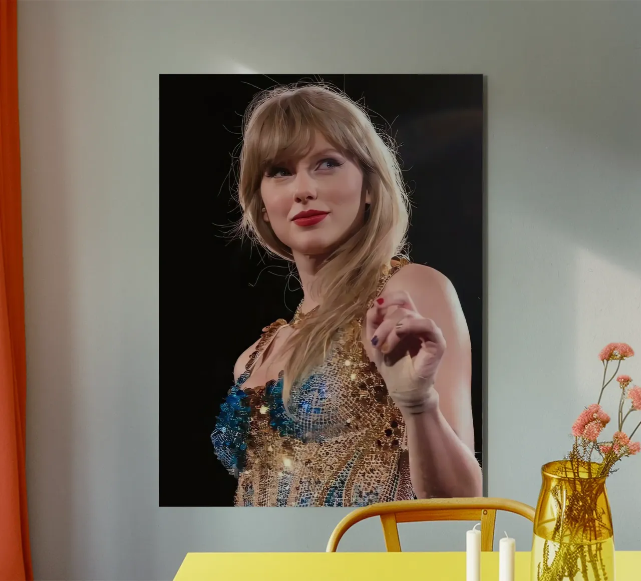 Taylor Swift alluminio dibond da Musdadad Shop