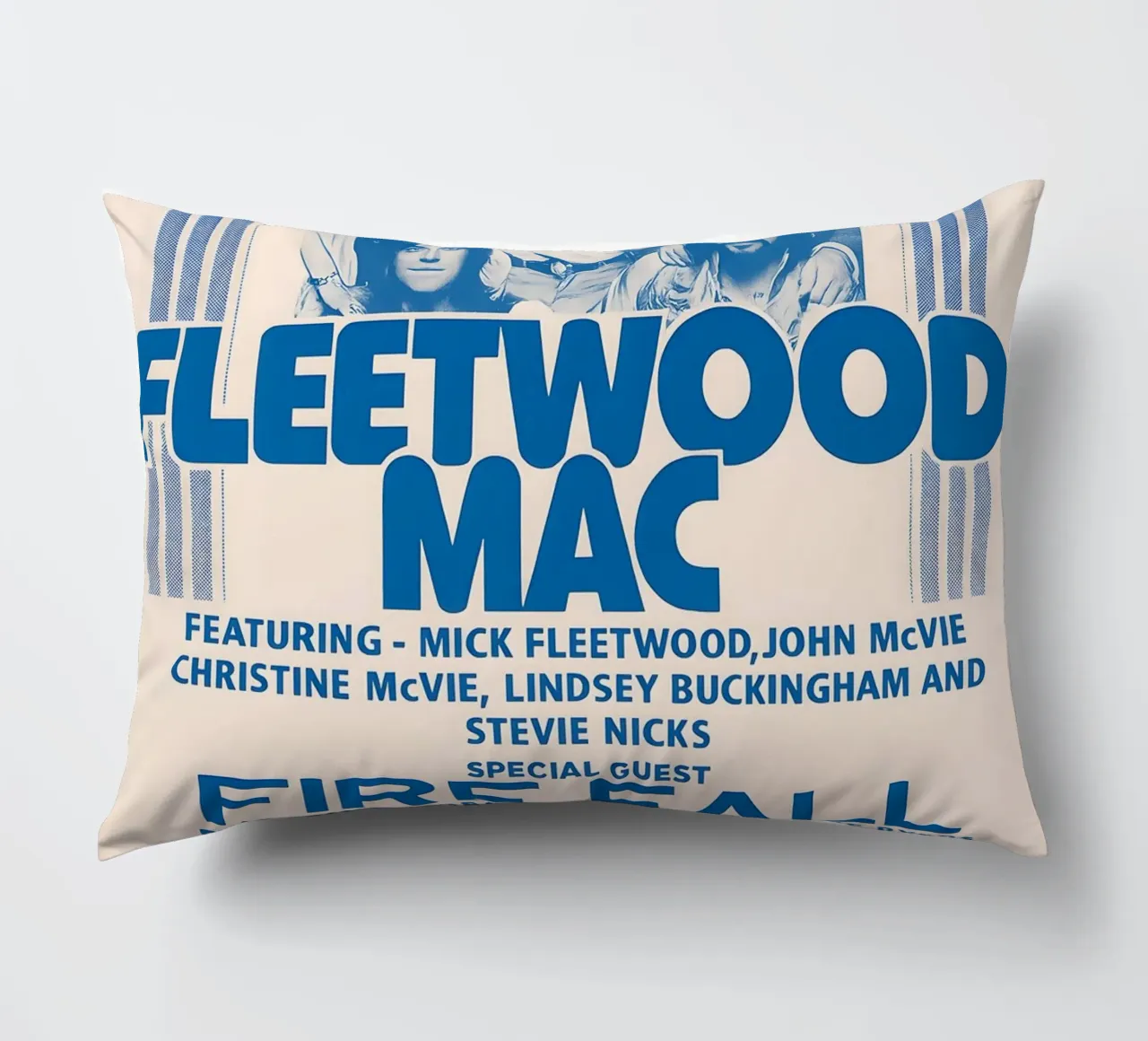 Fleetwood Mac and Fire Fall in San Bernardino California cuscino da DGUnder