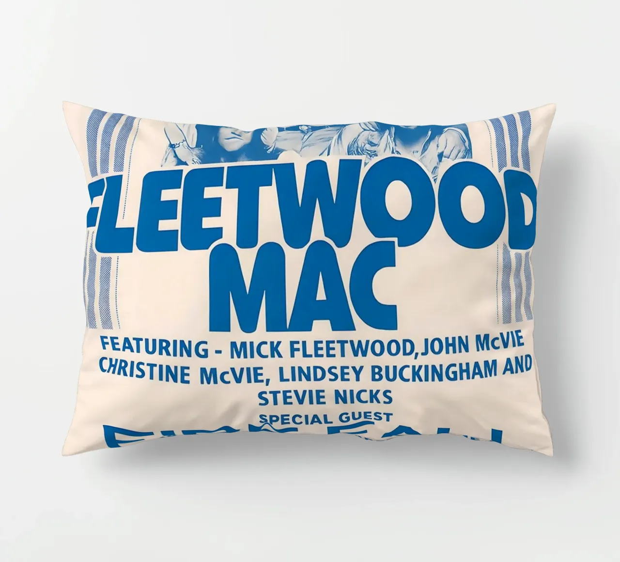 Fleetwood Mac and Fire Fall in San Bernardino California cuscino da DGUnder
